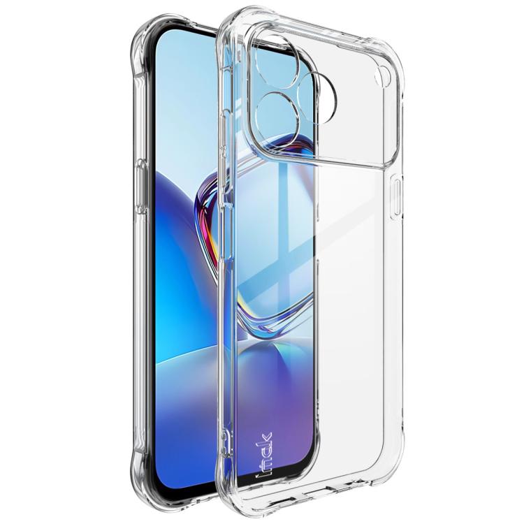 

For ZTE nubia V80 Design imak Shockproof Airbag TPU Phone Case(Transparent)