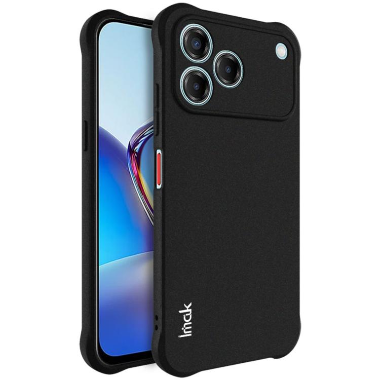 

For ZTE Blade V80 Pro / V80 Vita imak Shockproof Airbag TPU Phone Case(Matte Black)