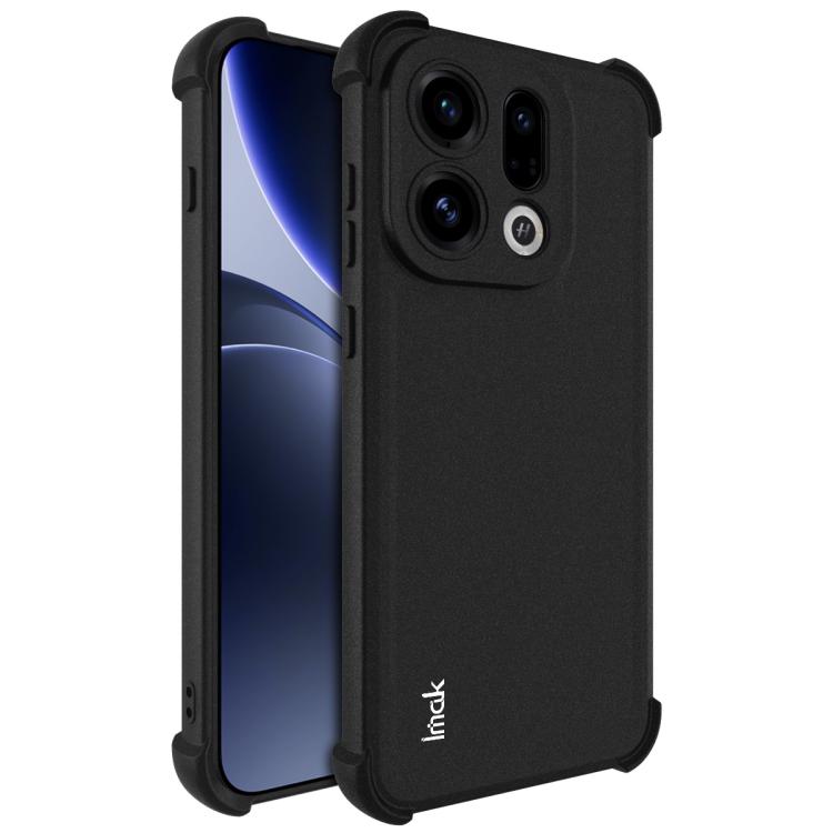

For OPPO Find X9 imak Shockproof Airbag TPU Phone Case(Matte Black)