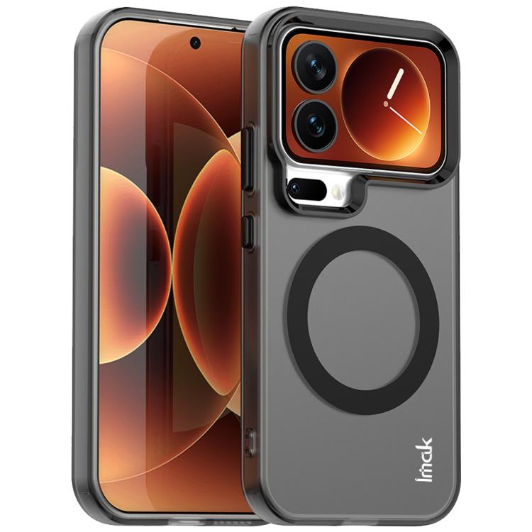 

For Xiaomi 17 Pro IMAK Chocolate Series TPU + PET MagSafe Phone Case(Black)