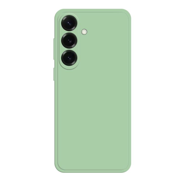 

For Samsung Galaxy S26 Pro 5G Imitation Liquid Silicone Phone Case(Matcha Green)