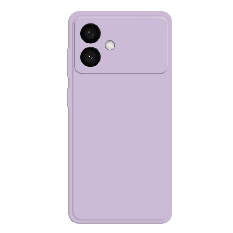 For Samsung Galaxy S26 Edge 5G Imitation Liquid Silicone Phone Case(Purple)