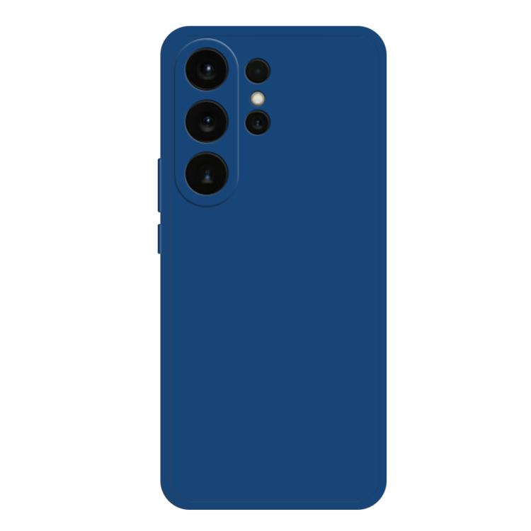 

For Samsung Galaxy S26 Ultra 5G Imitation Liquid Silicone Phone Case(Blue)