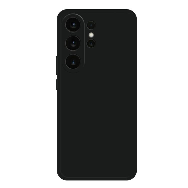 

For Samsung Galaxy S26 Ultra 5G Imitation Liquid Silicone Phone Case(Black)