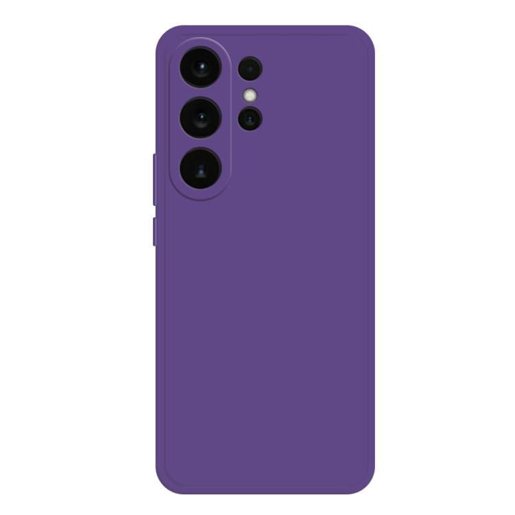 

For Samsung Galaxy S26 Ultra 5G Imitation Liquid Silicone Phone Case(Dark Purple)