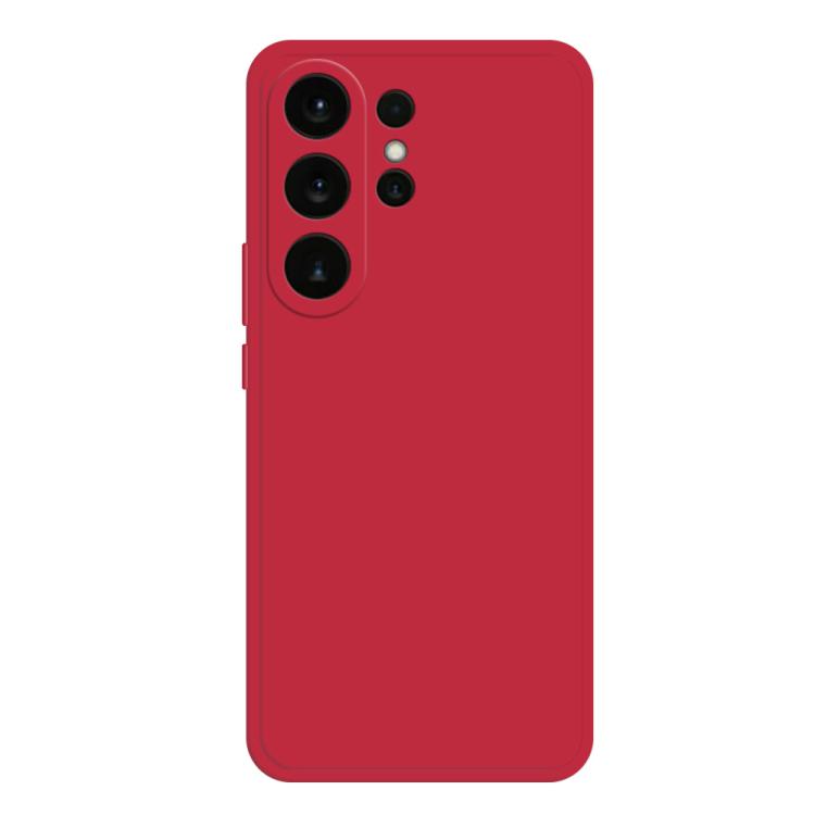 

For Samsung Galaxy S26 Ultra 5G Imitation Liquid Silicone Phone Case(Red)