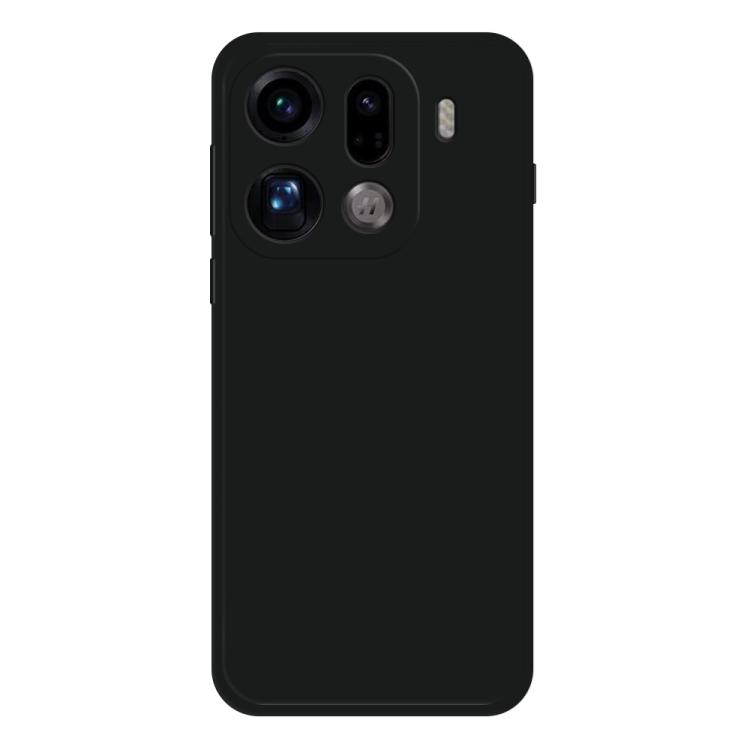 For OPPO Find X9 Pro Imitation Liquid Silicone Phone Case(Black)