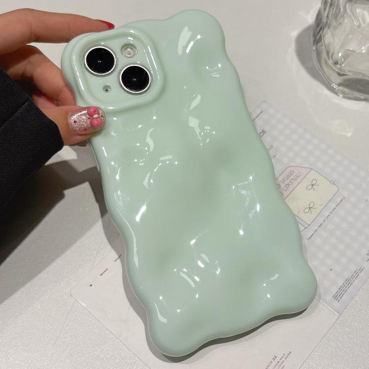

For iPhone 14 Plus Cloud-Style TPU Shockroof Phone Case(Mint Green)
