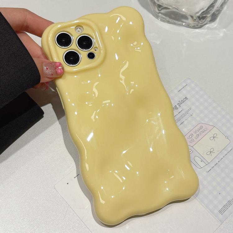 

For iPhone 12 Pro Cloud-Style TPU Shockroof Phone Case(Yellow)