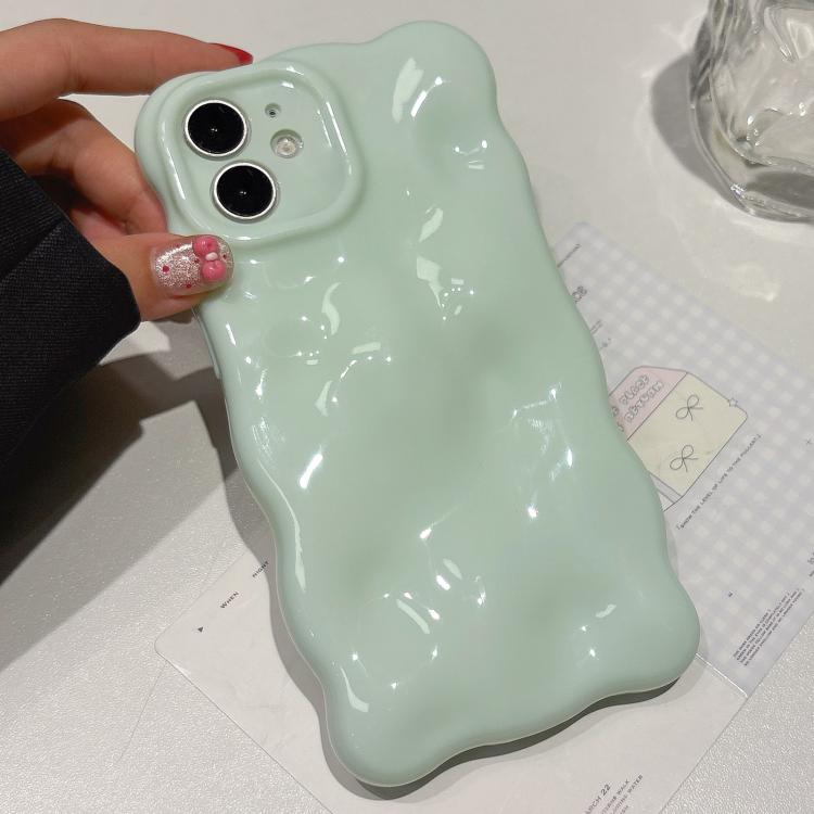 

For iPhone 11 Cloud-Style TPU Shockroof Phone Case(Mint Green)