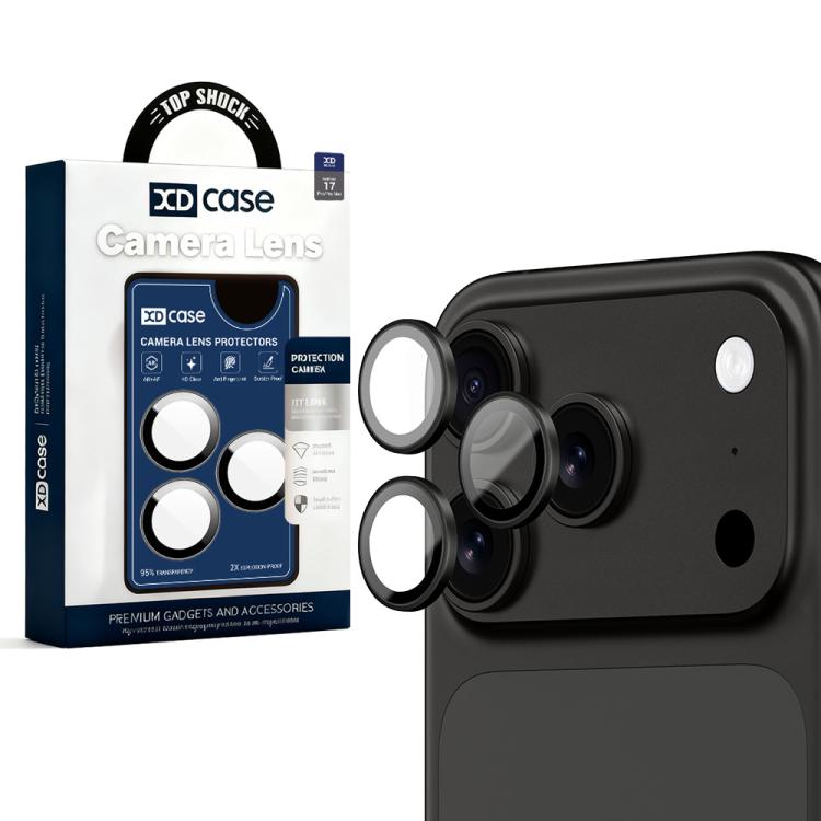 

For iPhone 17 Pro XDcase AF + AR Hawkeye Camera Lens Protector with Alignment Tool(Black)
