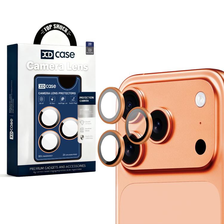 

For iPhone 17 Pro XDcase AF + AR Hawkeye Camera Lens Protector with Alignment Tool(Orange)