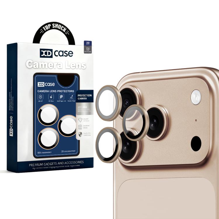 

For iPhone 17 Pro XDcase AF + AR Hawkeye Camera Lens Protector with Alignment Tool(Gold)