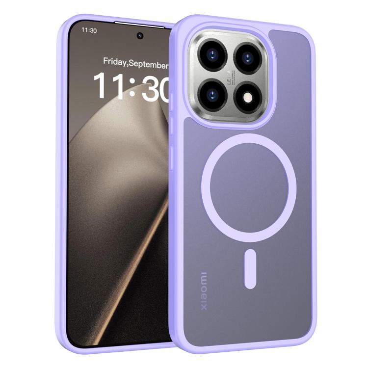 

For Xiaomi 15T 5G Skin Feel TPU Hybrid PC MagSafe Phone Case(Purple)