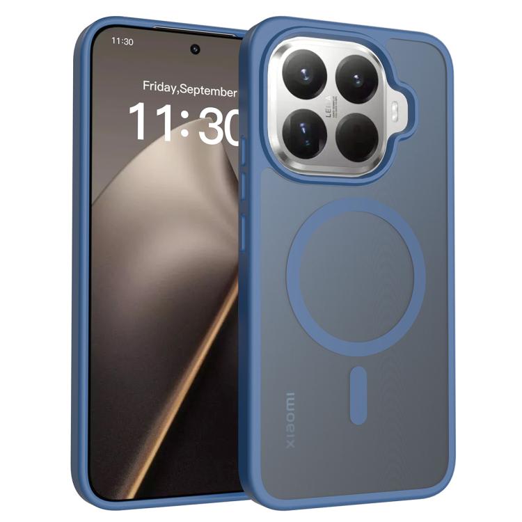 

For Xiaomi 15T Pro 5G Skin Feel TPU Hybrid PC MagSafe Phone Case(Blue)