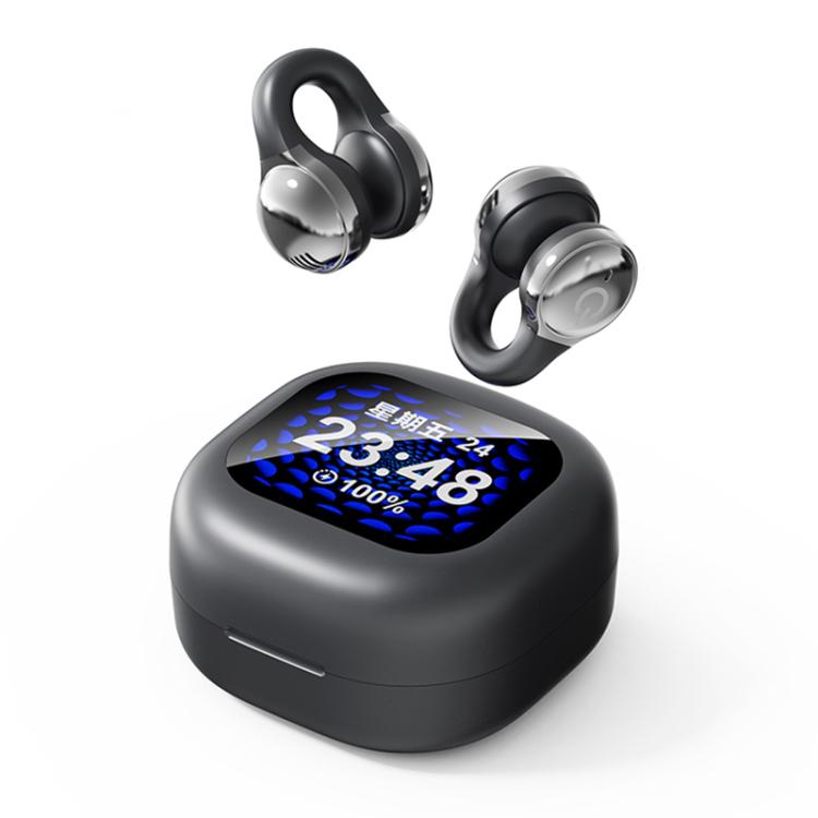 

X63 Touchscreen Color Display ENC ANC Noise Reduction Bluetooth 5.4 Wireless TWS Earphones(Black)