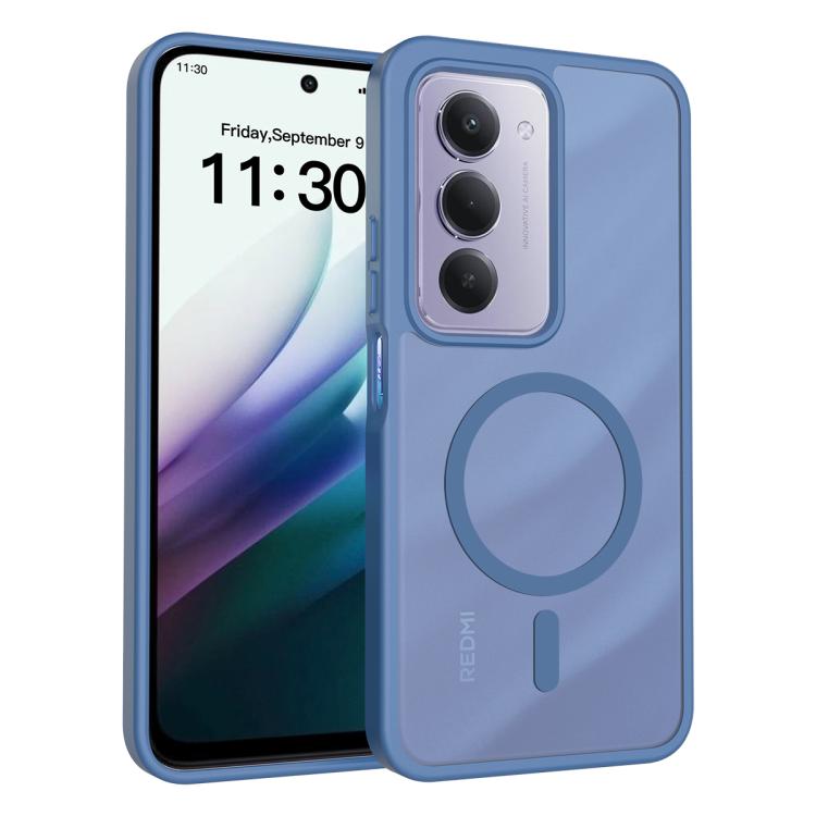 

For Redmi 15 5G / 4G EU 171mm Skin Feel TPU Hybrid PC MagSafe Phone Case(Blue)