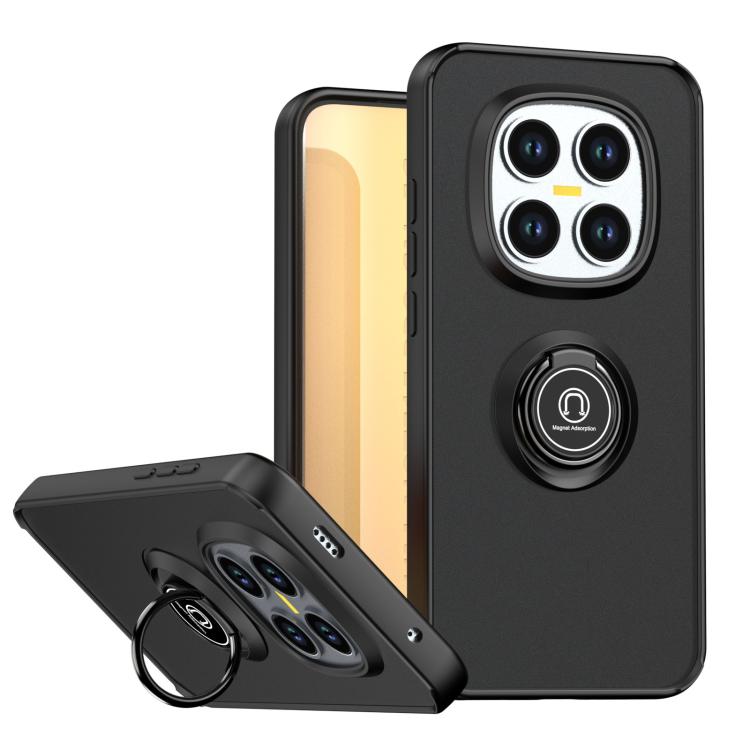 

For Redmi Note 15 Pro 4G Global 163.2mm Q Shadow 1 Series TPU + PC Phone Case with Ring(Black)