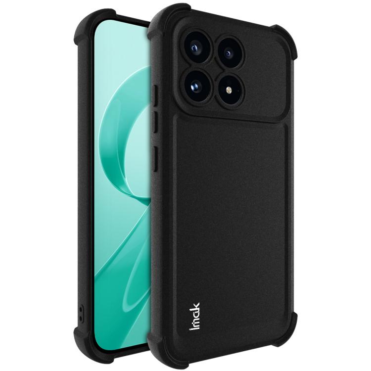 

For Redmi K90 / Poco F8 Pro 5G imak Shockproof Airbag TPU Phone Case(Matte Black)