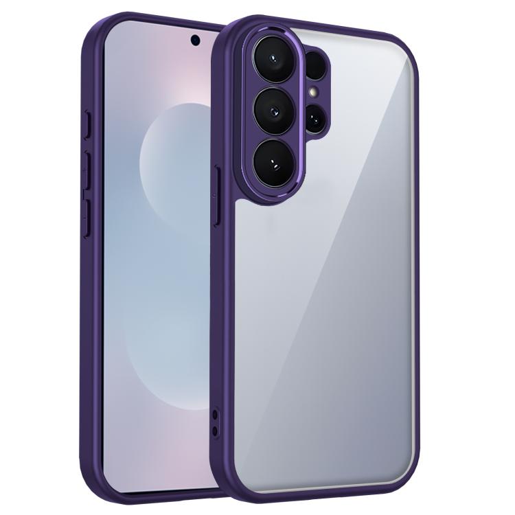 

For Samsung Galaxy S26 Ultra 5G Matte PC Skin-feel Shockproof Phone Case(Purple)