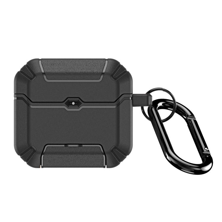 

For AirPods 4 DUX DUCIS PECS Series Crab-tail Design Non-slip Shockproof Earphones Case(Black)