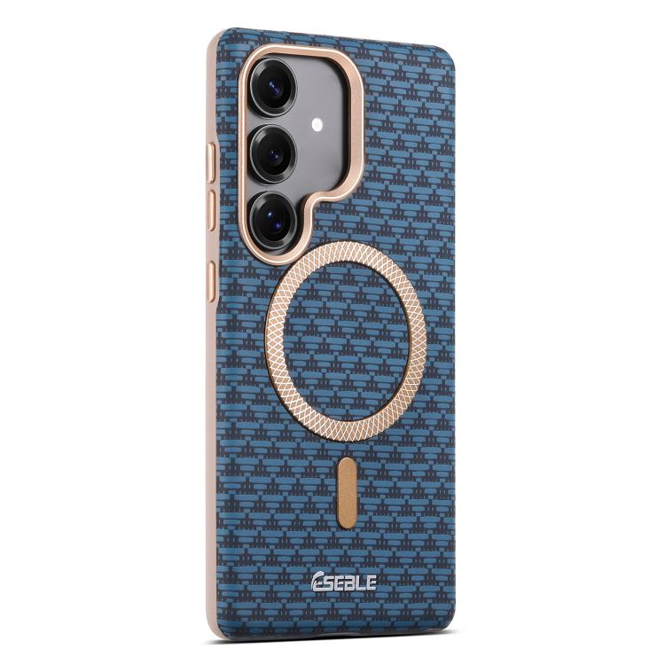 

For Samsung Galaxy S25+ 5G / S24+ 5G ESEBLE L3 Triangular Shield Metal Lens Magnetic Phone Case(Royal Blue)