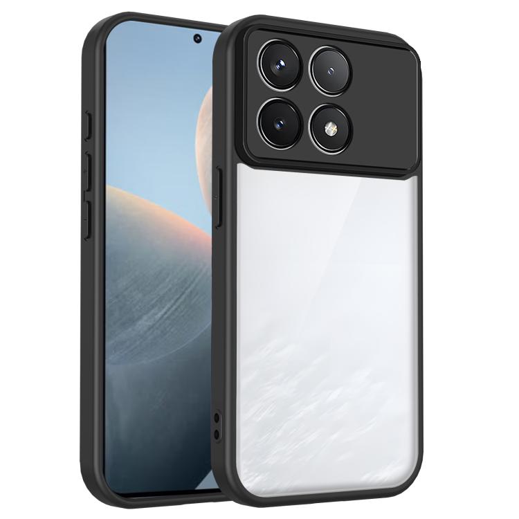 

For Redmi K90 / Poco F8 Pro Matte PC Skin-feel Shockproof Phone Case(Black)