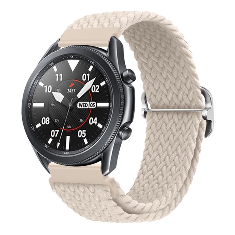 20mm xDfind Sliding Buckle Nylon Braided Watch Band(Starlight)