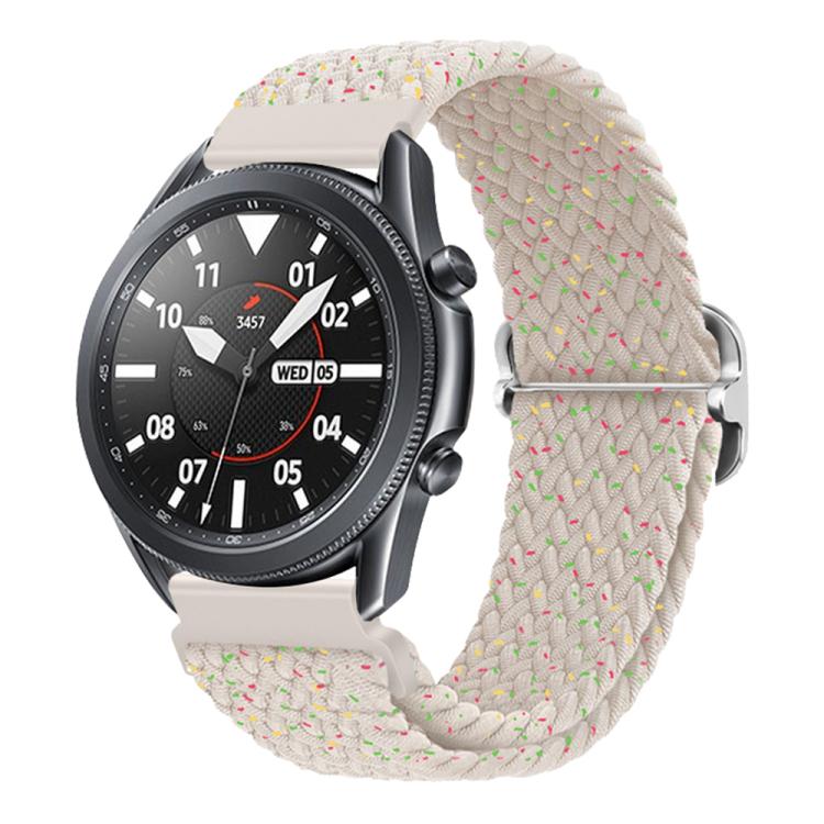 

22mm xDfind Sliding Buckle Nylon Braided Watch Band(Starlight Dots)