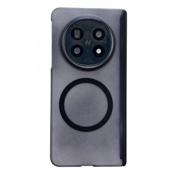 

For OPPO Find N5 Ice Mist Series Dual Axis Magnetic Phone Case(Matte Black)