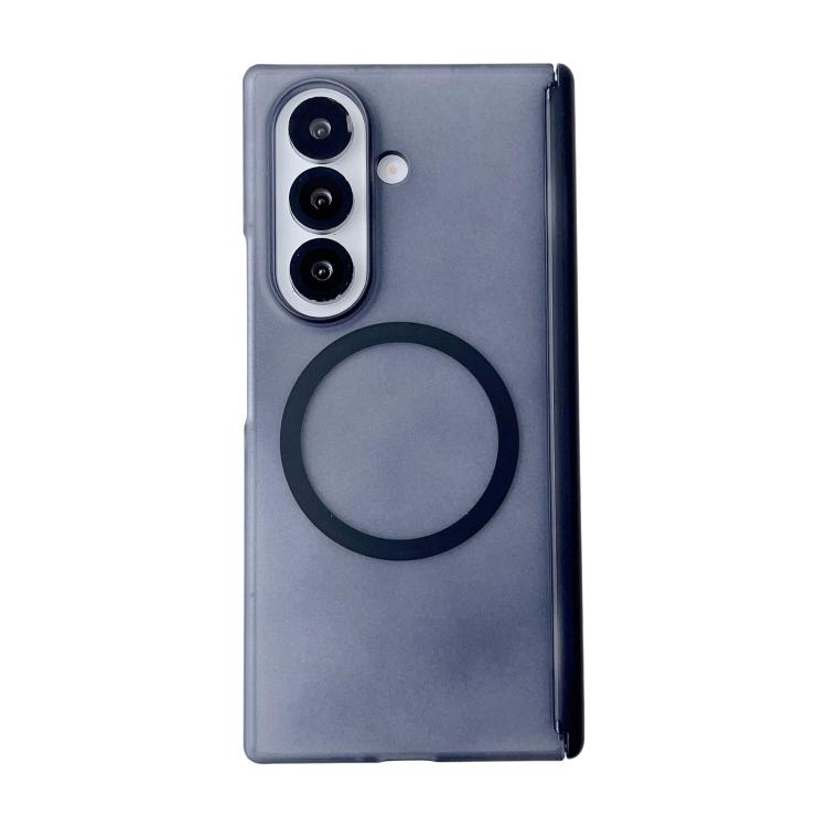 

For Samsung Galaxy Z Fold5 5G Ice Mist Series Dual Axis Magnetic Phone Case(Matte Black)