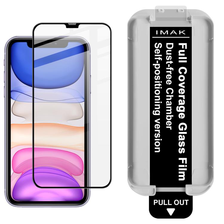 

For iPhone 11 Pro / X imak Dust-free Chamber Locator Full Coverage Tempered Glass Film