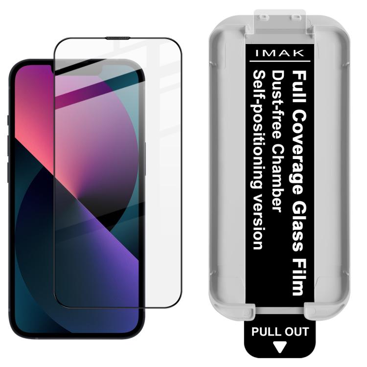 For iPhone 14 Plus imak Dust-free Chamber Locator Full Coverage Tempered Glass Film