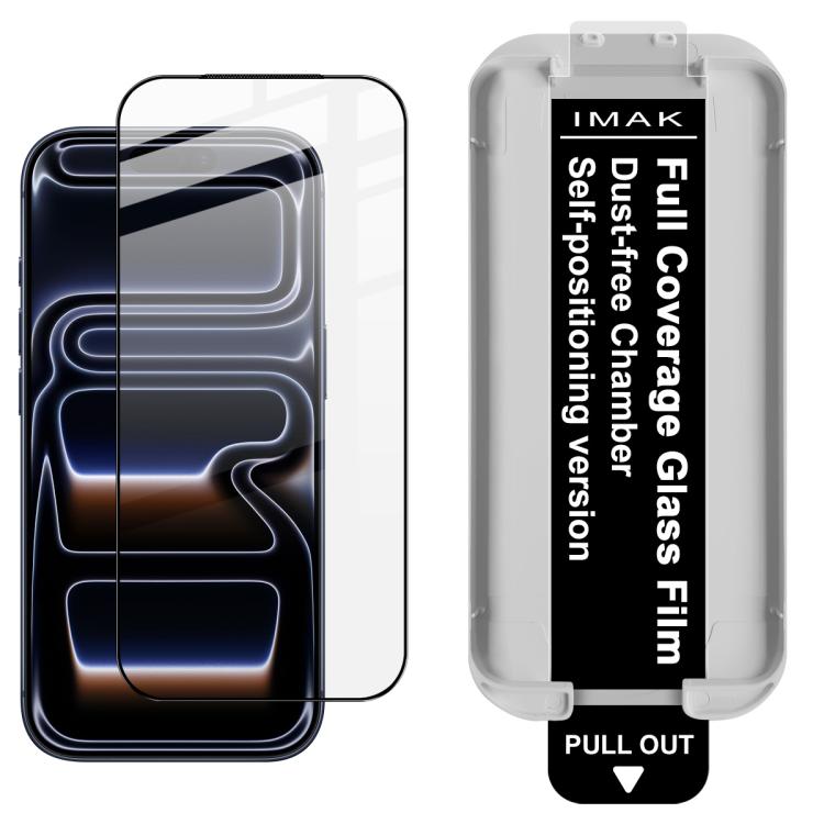 

For iPhone 17 Pro imak Dust-free Chamber Locator Full Coverage Tempered Glass Film