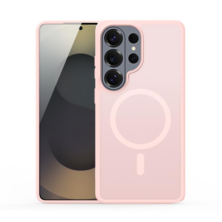 

For Samsung Galaxy S26 Ultra 5G DUX DUCIS Yind Series MagSafe TPU Hybrid PC Phone Case(Light Pink)