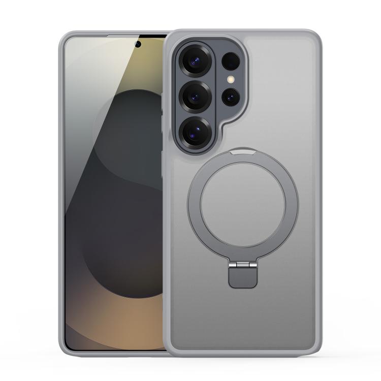 

For Samsung Galaxy S26 Ultra 5G DUX DUCIS Yind Series MagSafe TPU Hybrid PC Phone Case with Stand(Grey)