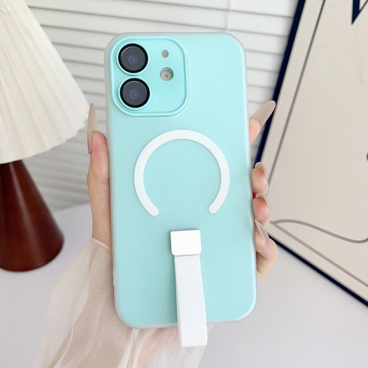 

For iPhone 11 Eagle Eye Dual-layer Jelly Magnetic Phone Case with Silicone Strap & Lens Film(Cynee)