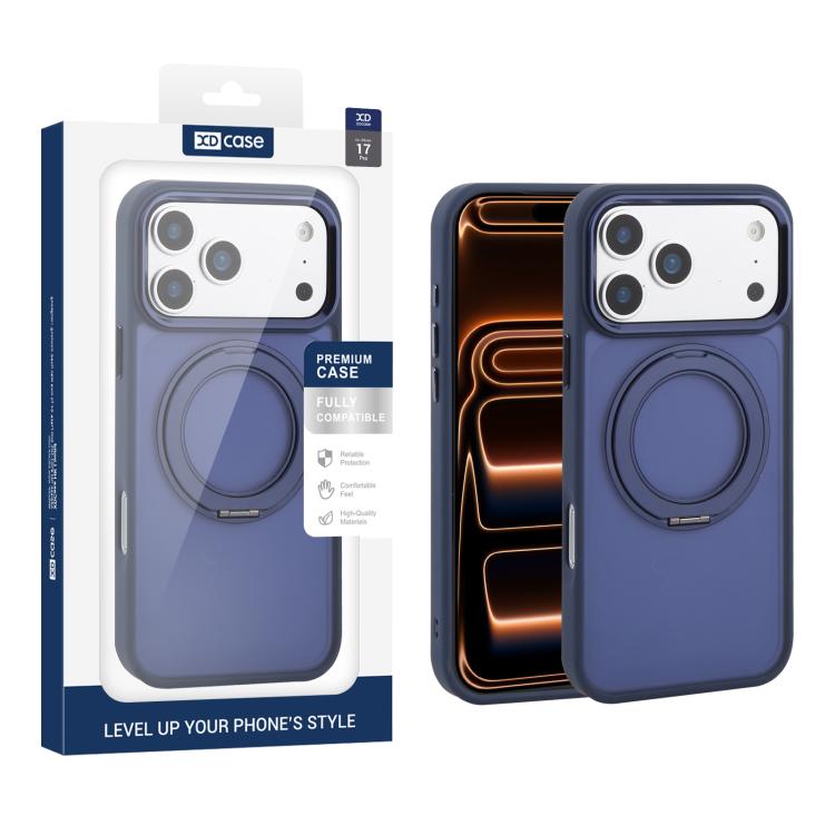

For iPhone 17 Pro XDcase YADUN Rotating Bracket Magnetic Phone Case(Blue)