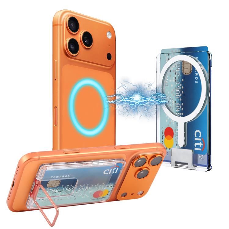 

XDcase PC Magnetic Card Holder Phone Stand(Rose Gold)