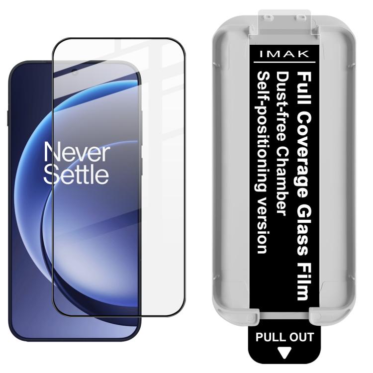 

For OnePlus 15 imak Dust-free Chamber Locator Full Coverage Tempered Glass Film