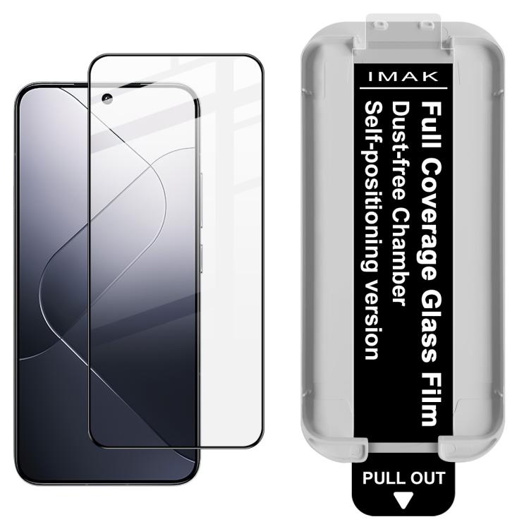 

For Xiaomi 13 / 14 imak Dust-free Chamber Locator Full Coverage Tempered Glass Film