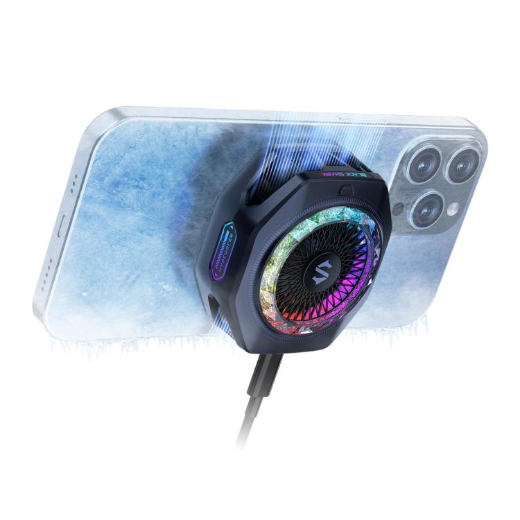 

Black Shark Mag-Cooler 5 Pro Magnetic Semiconductor Cooling Back Clip Mobile Phone Radiator(Black)