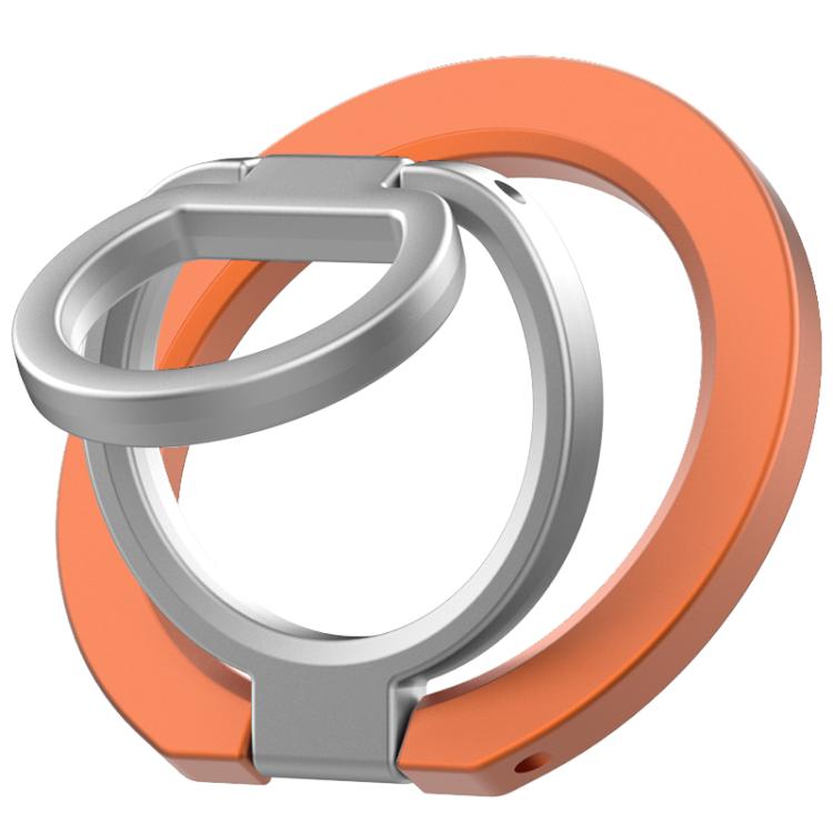 

Multi-Functional 360 Degree Rotation Ring Buckle Magnetic Phone Holder(Orange)