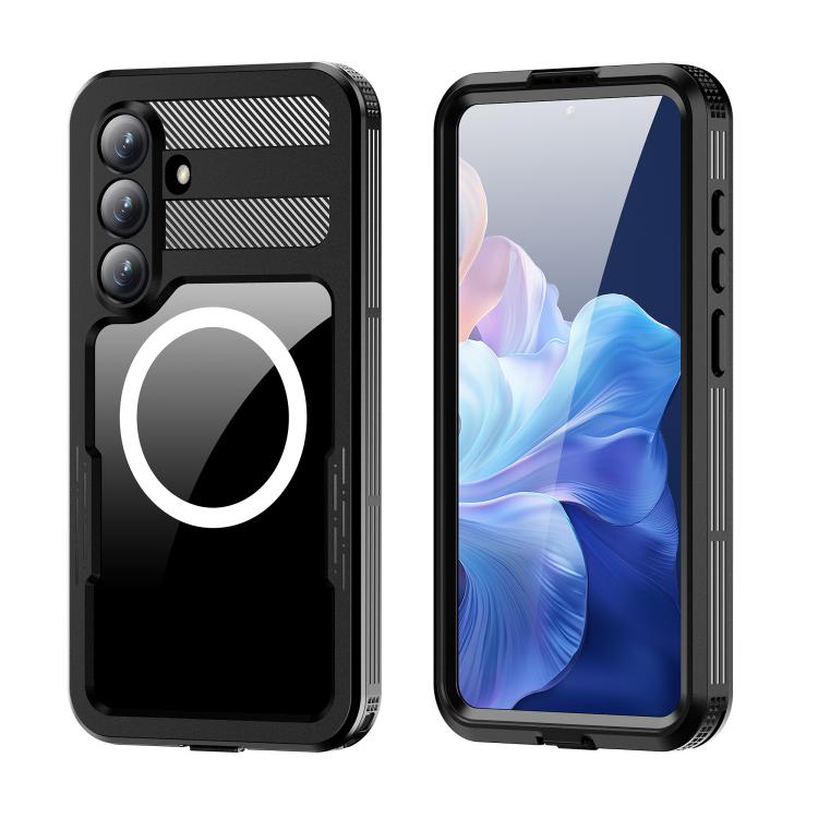 

For Samsung Galaxy S26+ 5G RedPepper IP68 Waterproof Triple-proof MagSafe Phone Case(Black)