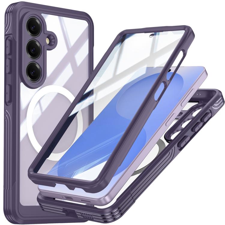 For Samsung Galaxy S26 5G RedPepper Tempered Glass MagSafe Phone Case(Purple)