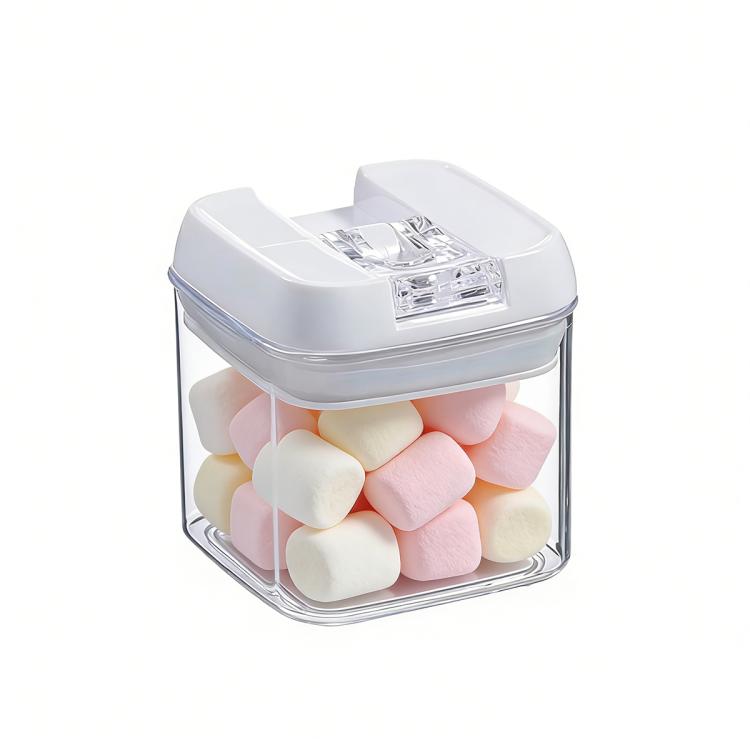 500ML Food-Grade Moistureproof Sealed Storage Containers for Grains and Cereals(Transparent)