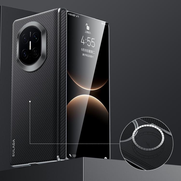 

For Huawei Mate X7 SULADA 600D Kevlar Texture PC Shockproof Phone Case(Black)