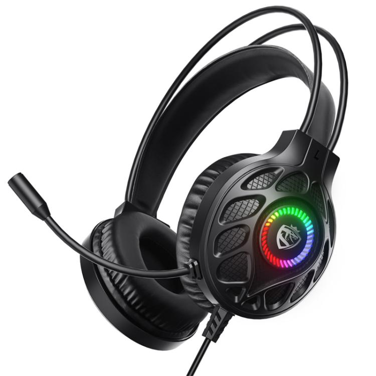 

SoulBytes S200 3.5mm USB Wired LED Gaming Headset with Mic(Black)