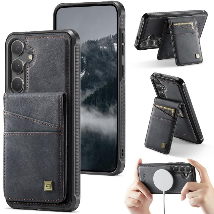 For Samsung Galaxy S24+ / S25+ 5G AutSpace A12 MagSafe Magnetic RFID Card Bag Phone Case(Black) — купить у Sunsky-online WW