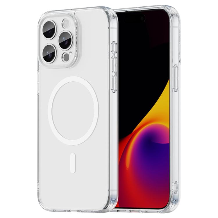 

For iPhone 15 Pro Max PC Hybrid TPU Airbag Shockproof MagSafe Phone Case(Transparent)